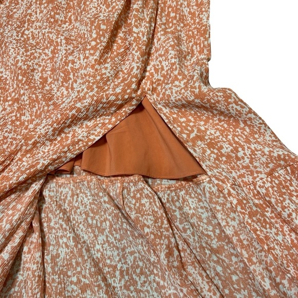 Abercrombie Shirred midi dress size XST tall milkmaid coquette sundress cowgirl - Picture 8 of 12